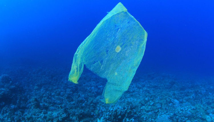亚洲多国承诺清理海洋垃圾 plastic bad under water in the ocean