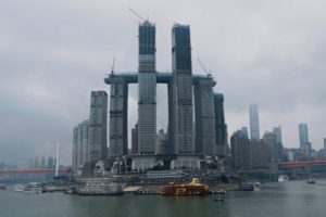 skyscraper construction in china