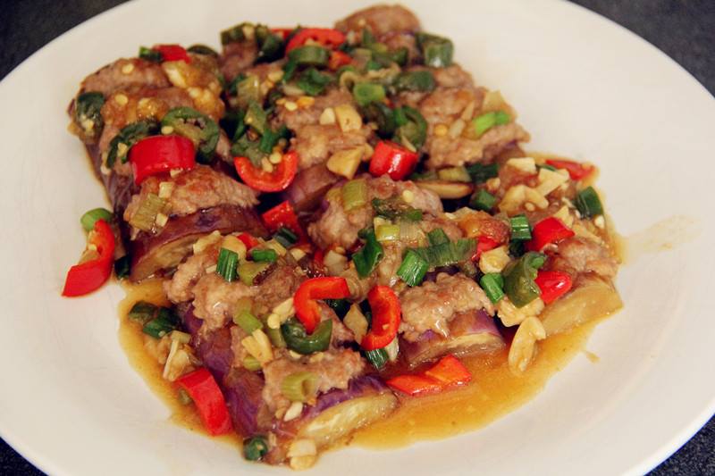 How to Make Simple Chinese Stuffed Aubergine