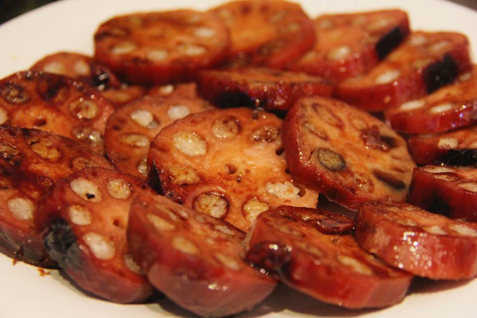 Lotus Root Stuffed With Glutinous Rice