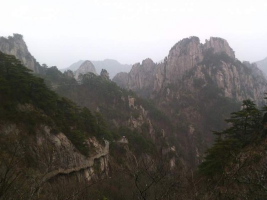 A beautiful view of Huangshan