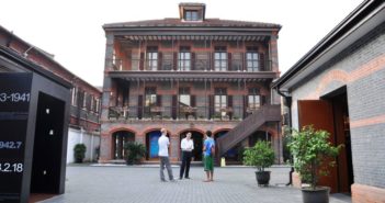 Lesser Known China: Shanghai Jewish Refugees Museum Front view of the Jewish museum in Shanghai, China