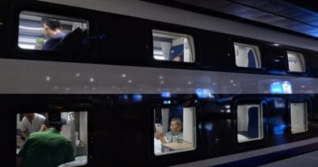 An Overnight Train in China, What to Expect View from outside a sleeper overnight train in China