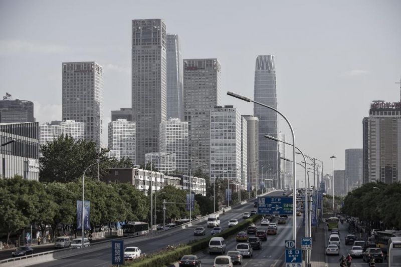 北京空气污染程度下降30% beijing financial district