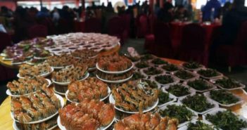 婚宴一桌20个菜 600元一桌 dishes for wedding reception in china