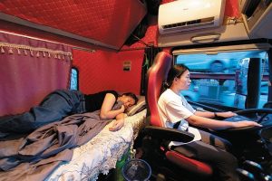 Increasing Number of Women Take-up Truck Driving in China