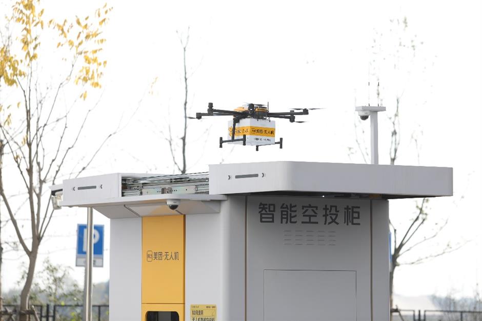 Meituan Approved for Drone Food Deliveries in Shanghai