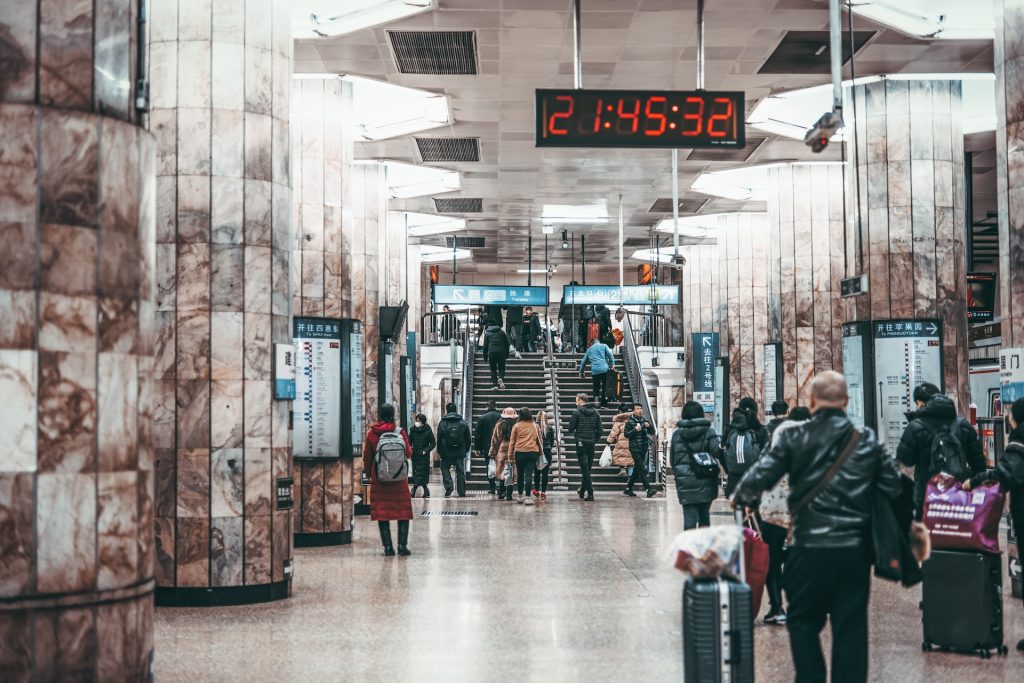 Chinese railway station