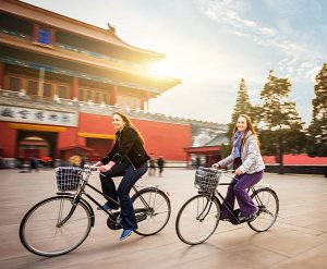 International Students Explore Beijing with Cycling Tours