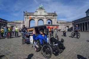 Cyclist Starts Solar-Powered Bike Journey from Brussels to Shanghai