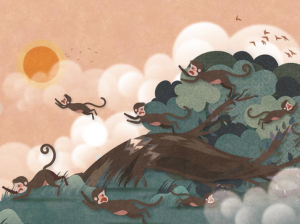 When the tree falls monkeys scatter