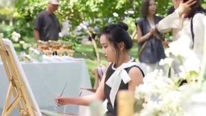 Artists Painting Live at Weddings Gains Popularity in China