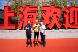 Belgian Cyclist Completes Marathon Journey to Shanghai