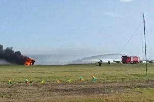 Flying Cars Collide at Air Show in China