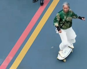 Skateboarding Grandma Becomes Source of Inspiration