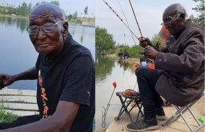 Netizens Amazed by Grandpa's Fishing Tan