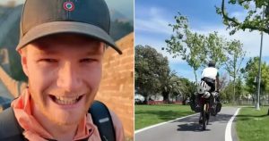 Man Cycles from France to China to Support Lyme Disease Patients