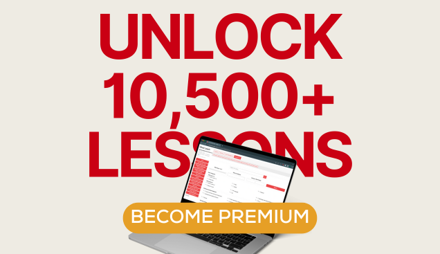 Unlock 10,500+ Premium Lessons