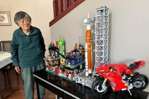 Elderly Chinese Woman in Canada Takes-Up Lego
