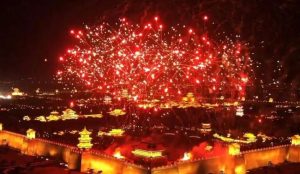 Intangible Cultural Heritage on Display for New Year Fireworks in Shanxi