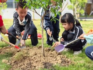 Schools Celebrate National Tree Planting Day in China