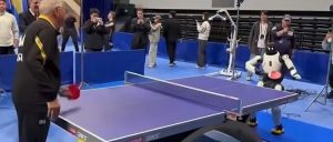 Humanoid Robot Participates in &lsquo;Ping-Pong Diplomacy&rsquo; Anniversary Event