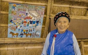 Elderly Woman Paints Daily Life in Yunnan Village