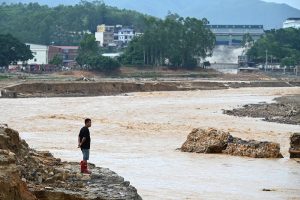 Venomous Snakes Escape Breeding Farm After Flooding in Guangxi Zhuang